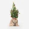 Mini-Sapin en Jute avec Décorations – Picea Glauca Conica 55-65 cm | bb-potager.com