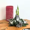 Amaryllis Couronne de Noël Argent – Bulbe Ciré Décoratif | bb-potager.com