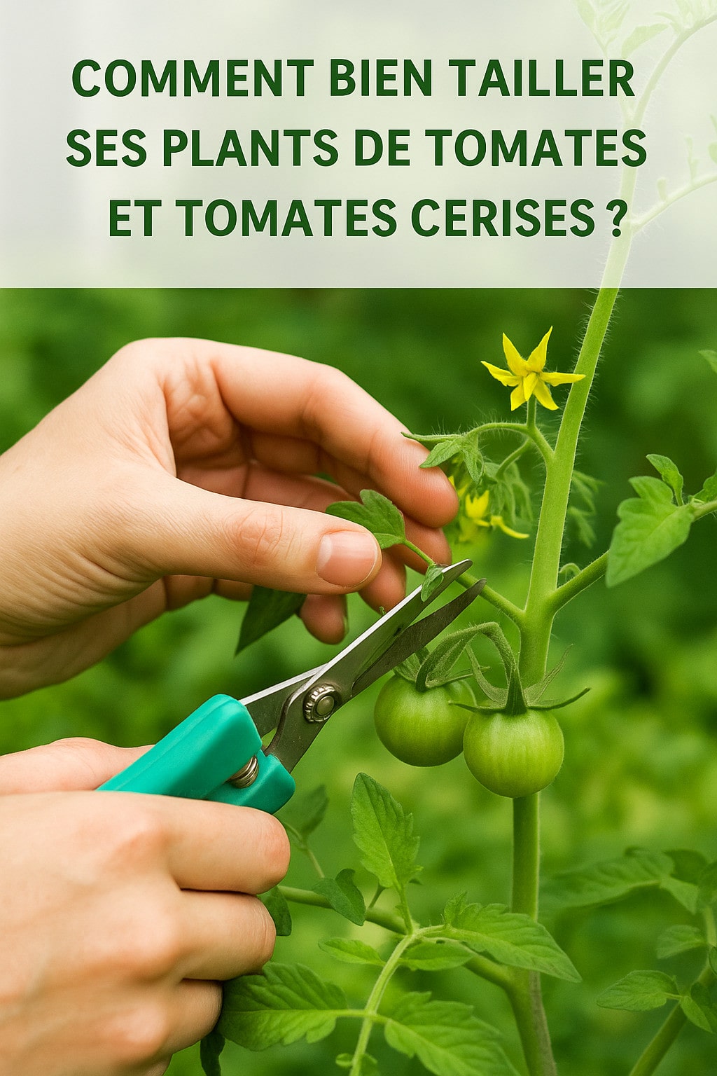 Comment bien tailler ses plants de tomates et tomates cerises ?