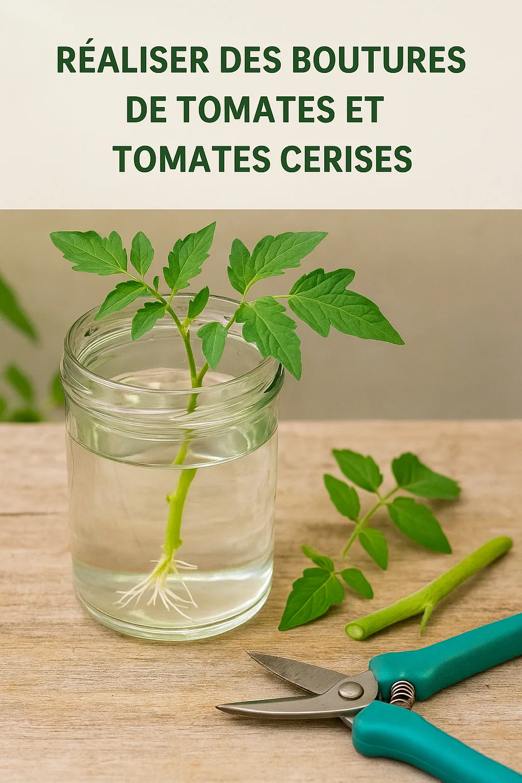 Bouturer les tomates et tomates cerises en quelques étapes simples